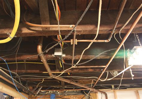 unfinished basement electrical wiring